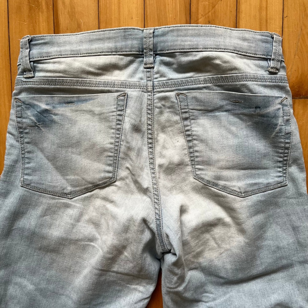 Vtg Dynamite Light Wash Skinny Jeans with Zipper Ankle Detail Women's Size 27 - Picture 7 of 7